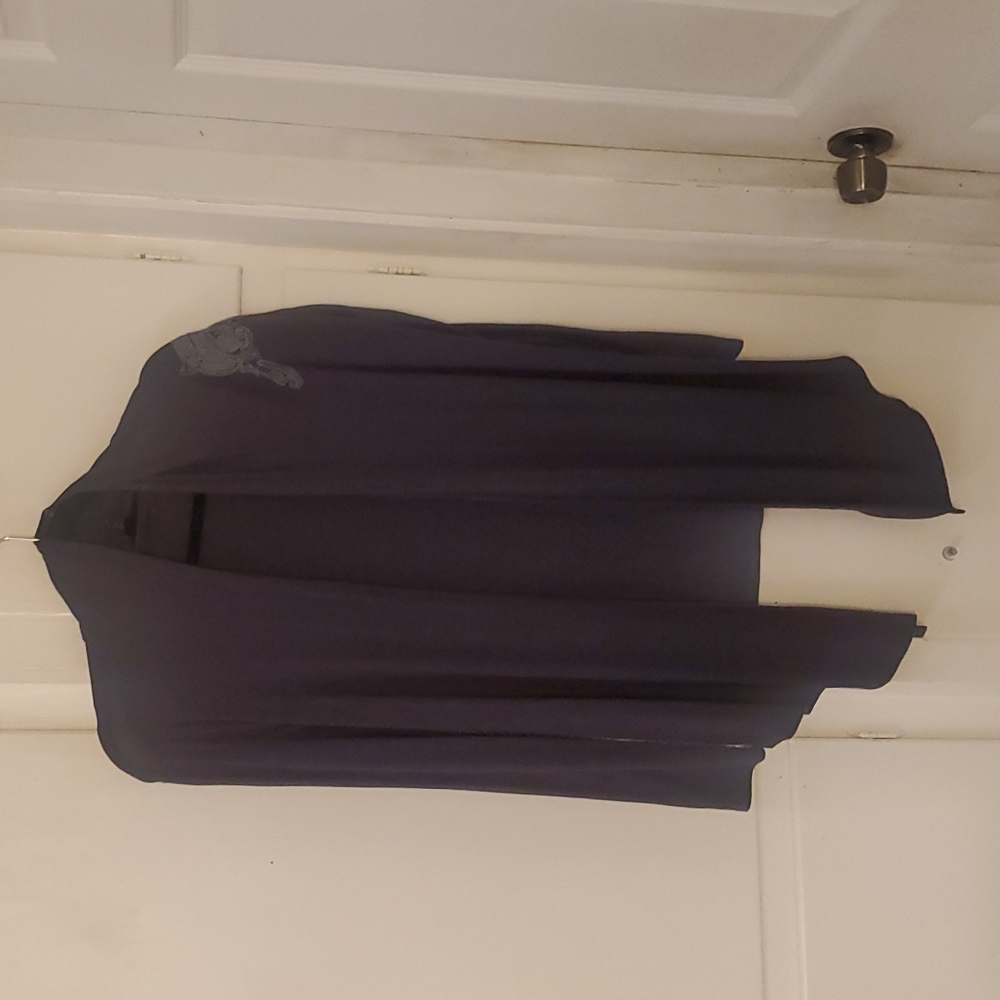 Iris Basic Soft Knit Long Sleeve Embroidered Top … - image 1